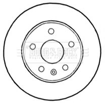 BORG & BECK Тормозной диск BBD4641